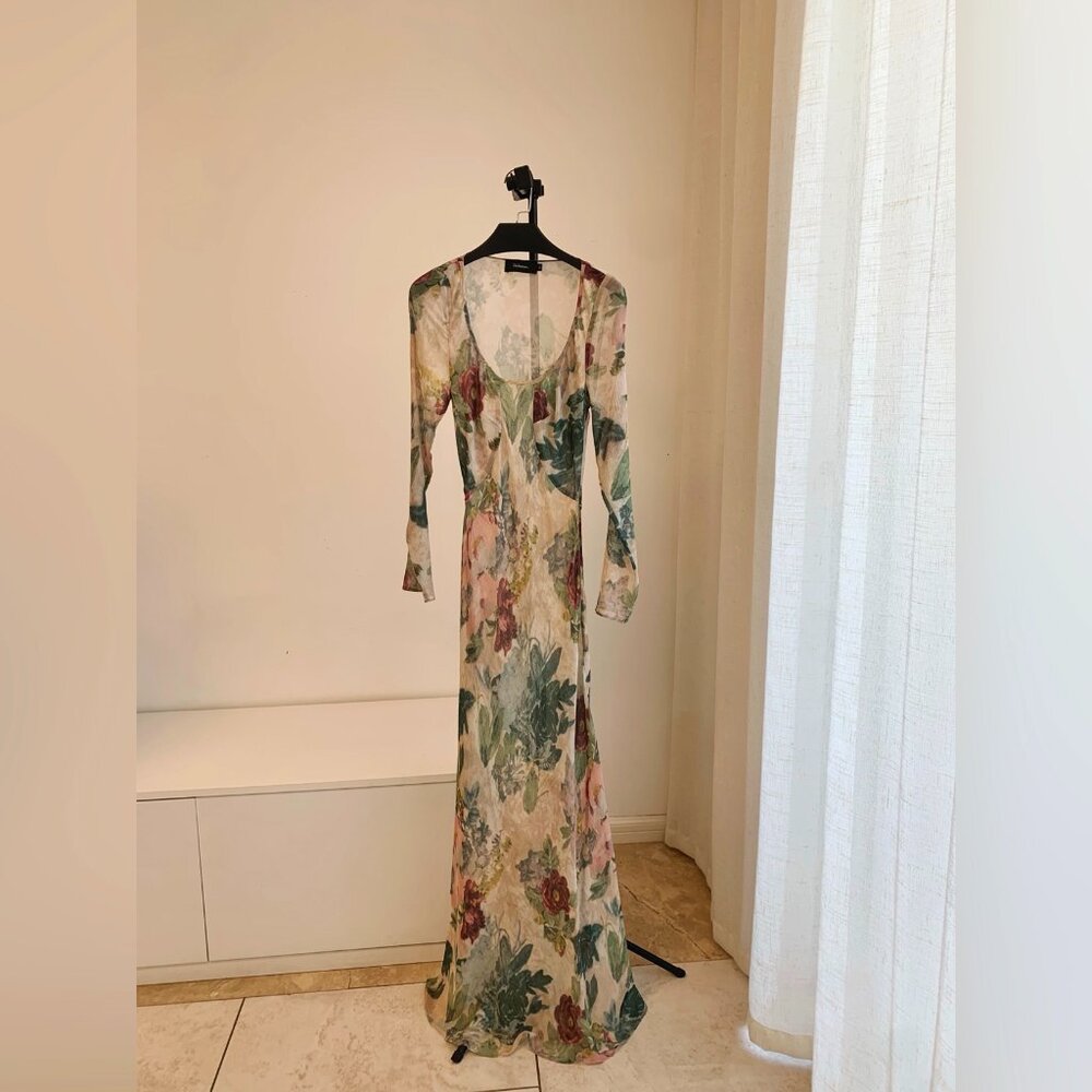 Realisation Par Inka Semi-sheer Printed Dress - Picture 7 of 11